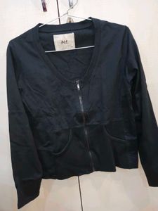Black Zip-Up Jacket