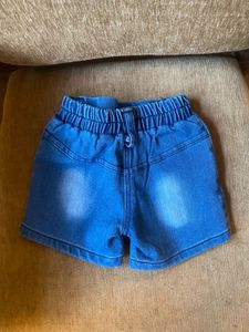 Cute Butterfly Denim Shorts