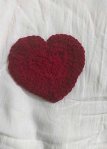 Crochet Heart Patch