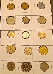 Foreign Coin Collection (15 Pcs)