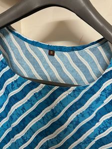 Blue Striped Dress