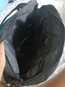Blue And Black Handbag