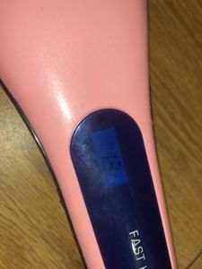 Pink Comb Hair Straighter