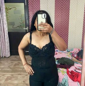 Black Lace Bodysuit Price - 200 Rs Only