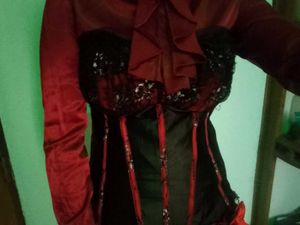 Red &amp; Black Gothic corset