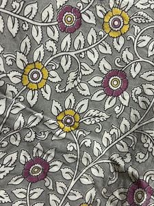 Grey Cotton Short Kurta