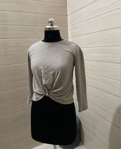supersoft Knotted Long Sleeve Top