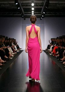 Betsy And Adam By Linda Berlin Pink Halter Neck Be