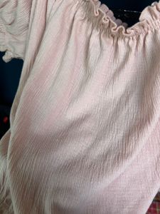Cute Pastel Pink Crop Top