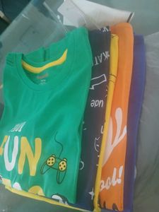 Yellow Skateboard Print Tee (7-8 Yrs)