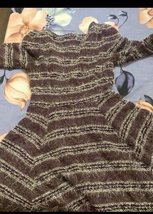 Stylish Knit Fit &amp; Flare Dress