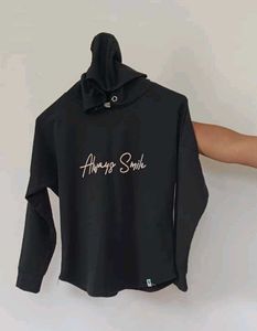 Black 'Always Smile' Hoodie
