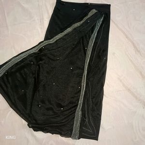 Black Shimmer Shine Saree