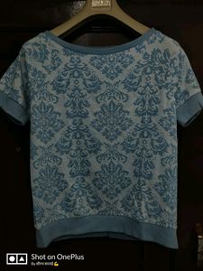 Floral Jacquard Sweatshirt