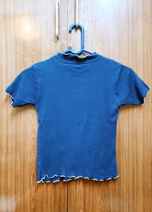 Chanel Inspired Navy Top
