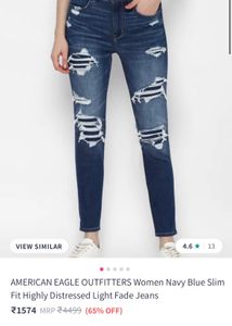 Y2k Cut Out Jeans