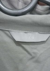 H&amp;M Crop Zip-Up Jacket