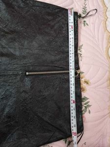 new leather set of corset(28-32) and midi(32