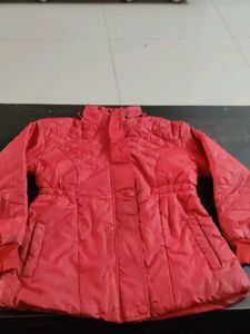 Red Quilted Jacket