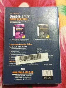 Double Entry Book Keeping