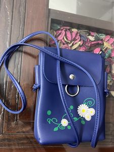 Blue Sling Bag