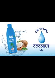 Bajaj 100℅ Pure Coconut Oil(100ml) Each