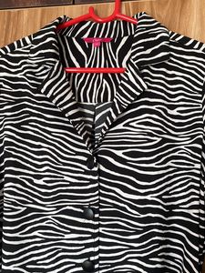 Zebra Print Trendy Dress