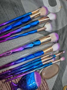 Mermaid Makeup Brush Set