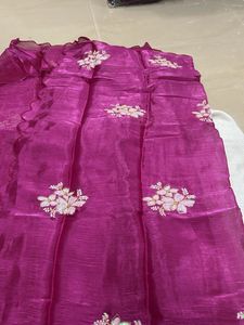 Elegant Embroidered Saree