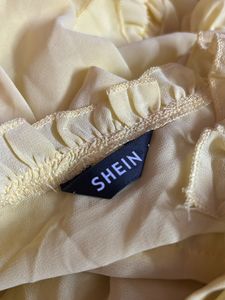 Lime Yellow Frill Dress