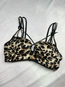 Leopard Print Bra