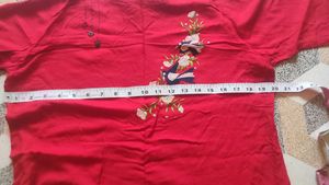 Red Embroidered Tunic