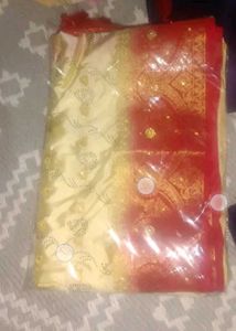 Laal Paad Bengali Saree 2