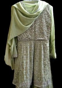 Stone Work Shararah Set Lsize With Shawl