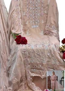 Heavy Work Unstitched Pakistani Dress Material
