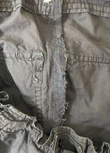 Gray Parachute Pants