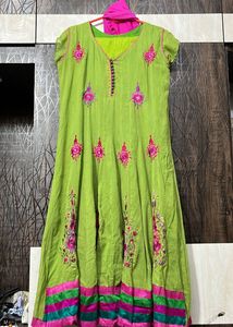 Embroidered Anarkali Suit