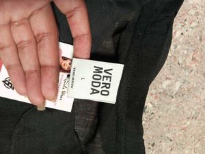 Vero Moda Black Shirt Look Top