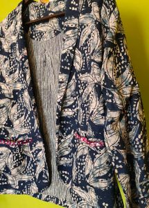 Pour Cotton Blazer New With Tag