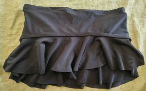 🌊Forever21 Black Ruffle Strapless Swim Top🌊