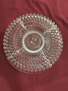 Vintage Collier Glass Cabaret Plate