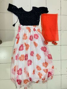 Floral Lehenga Choli Set