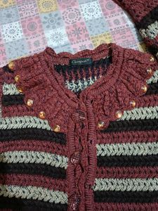 Striped Knit Cardigan