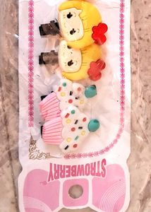 Cute Cartoon Hair Clips (Set of 6)