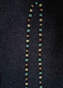 Beaded Black & Blue Necklace