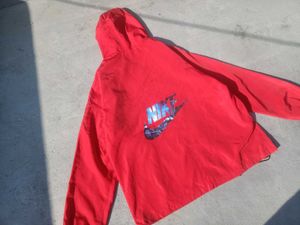 Red Nike Windbreaker Jacket