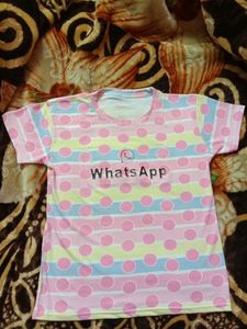 Combo Set Of Cute Unicorn Popit Bag Unicorn Coloured Shirt And Hair Clip