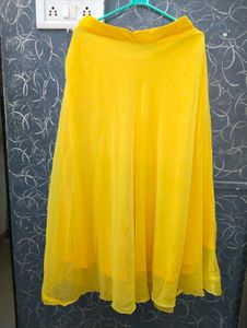 Lavish Yellow Colour Peplam Dress With Duptta