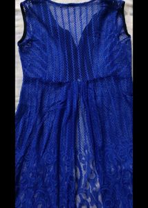 Beautiful Blue lace cape type top for women / girls