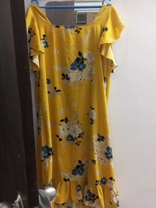 Floral Yellow Dress
